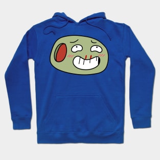 Olive Nosebleed Emote Hoodie